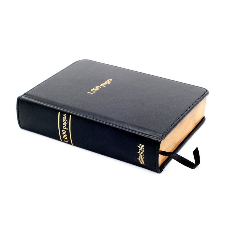 Carnet de notes vintage de 1 000 pages