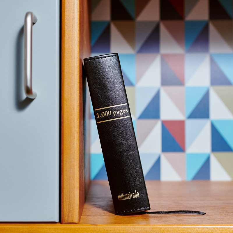 Carnet de notes vintage de 1 000 pages